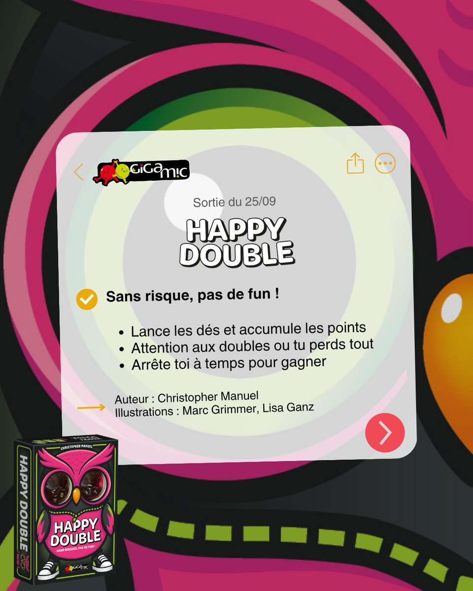 Gigamic's tweet photo. Stratégies et coups fourrés, prends le risque de plonger dans ces jeux et tu ne voudras plus les lâcher !
 
Pour découvrir les sorties du jour, swipe ! 👉

C'est dispo dans ta boutique favorite 🎉
Lequel vas-tu tester en premier ? 👀 https://t.co/G0BjQJYJPc