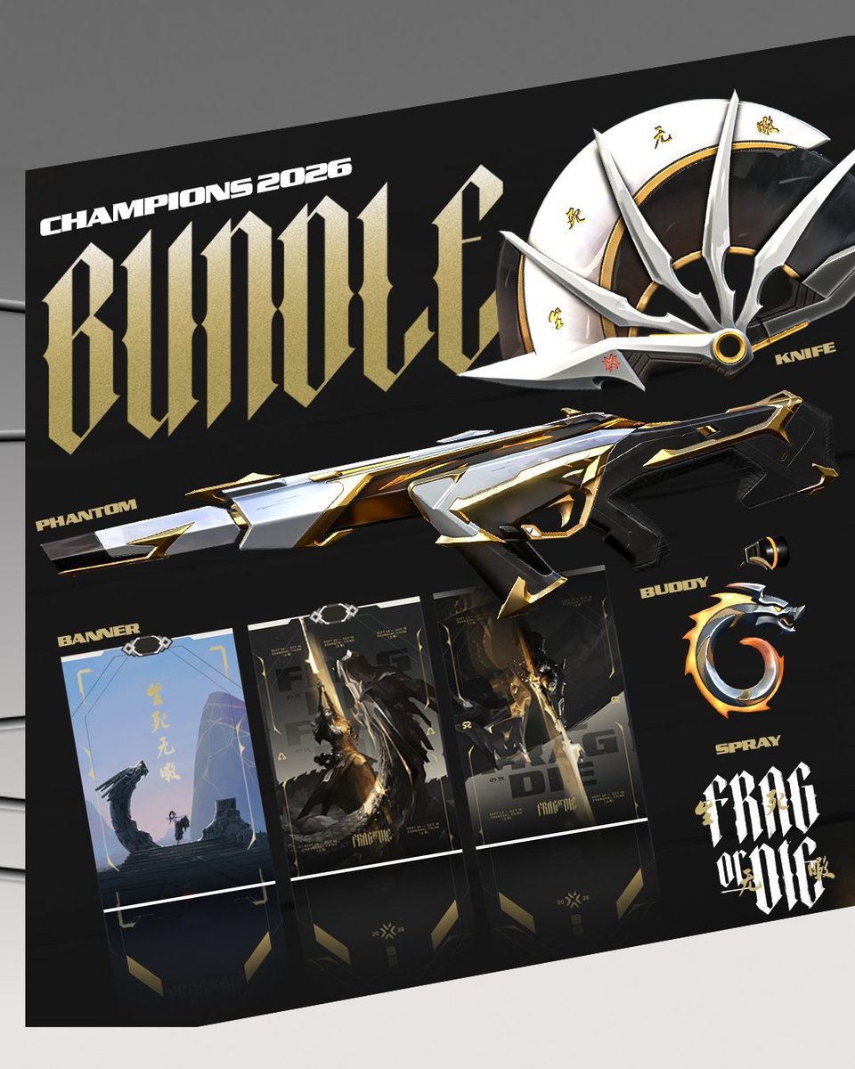 Brezelit's tweet photo. GIVEAWAY 🎉 

Brezelit vous fait gagner le nouveau Bundle Champions 2026 ! 👀

Pour participer :
🩶 | Follow @Brezelit
🔁 | RT + Like
💬 | Tag ton/ta mate

T.A.S le 29/09 à 16h, à vous de jouer !

#BZL 🤍🖤 https://t.co/CZuN0AtOF6
