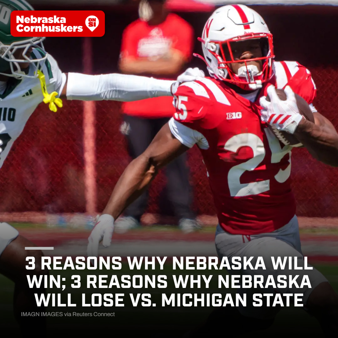 Huskermax's tweet photo. Chuck Bausman makes a case for both teams. #Huskers vs. #Sparty
https://t.co/XgXPT5kyvT https://t.co/6M6lSdQgvY