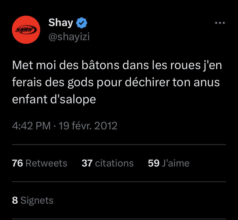 Jelanidu237's tweet photo. Sur Twitter aussi Shay était spécial https://t.co/XM1djESUQ9
