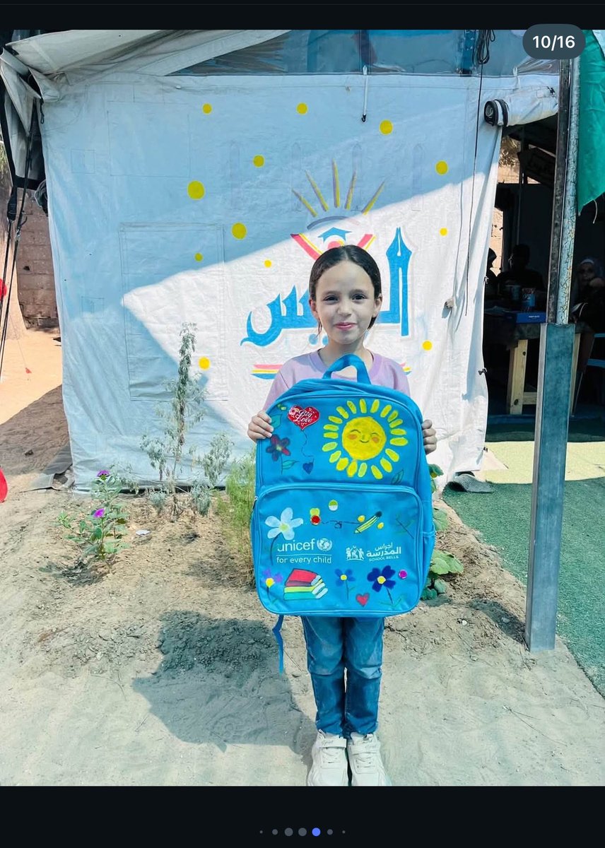 ZaqoutMe's tweet photo. This is the cutest thing I saw today🥹💕from a school in Gaza😭❤️.. https://t.co/X5BartGaHU