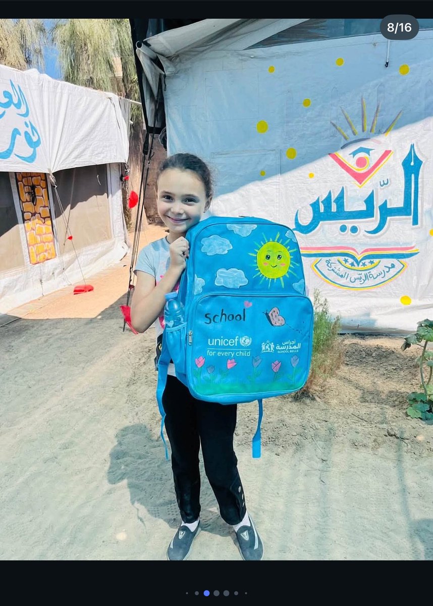 ZaqoutMe's tweet photo. This is the cutest thing I saw today🥹💕from a school in Gaza😭❤️.. https://t.co/X5BartGaHU