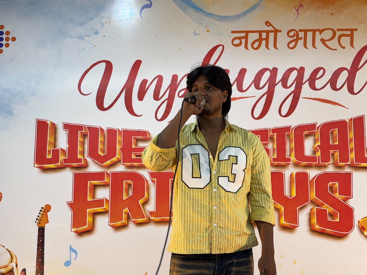 NamoBharatDelMT's tweet photo. Another Friday, another evening of music!
Thank you to everyone who joined us and brought such wonderful energy to #NamoBharatUnplugged: #LiveMusicalFridays. Here’s to more music, more memories and more Fridays!
#NamoBharat #NCRTC #DB https://t.co/iRu2AnA7wk
