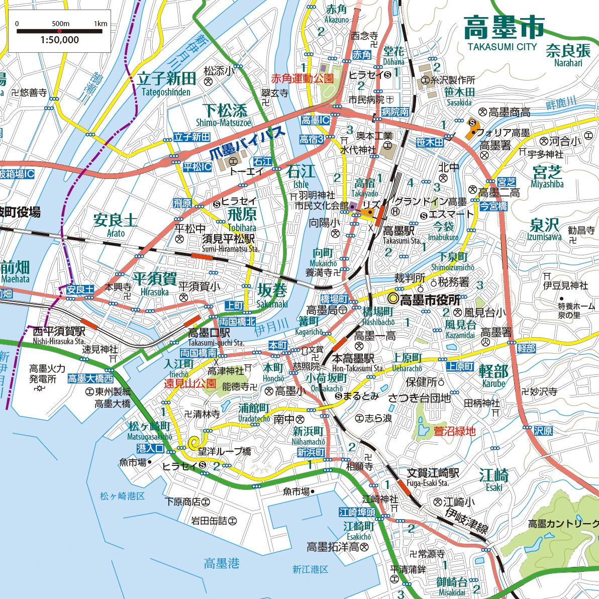 sightaw's tweet photo. 川の河口にある港町を描いている。田舎専業でやってきた私としては過去一都市では？目指せ15万人都市！
#空想地図 #架空地図 https://t.co/WNaYwg4Ymt