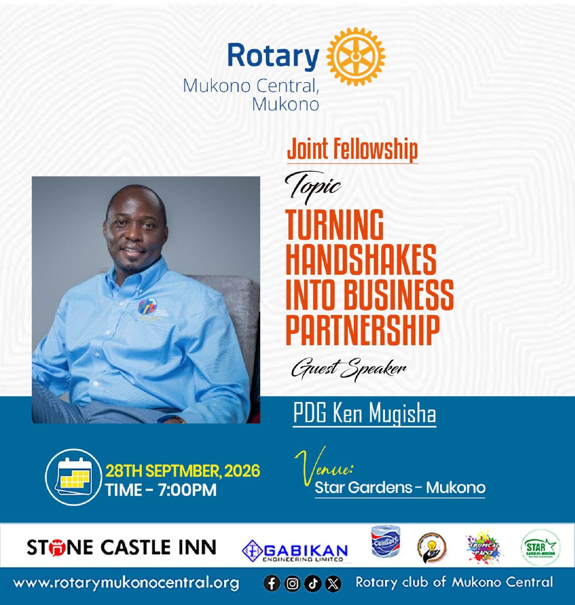 RCMukonoCentral's tweet photo. “Coming together is a beginning; keeping together is progress; working together is success.” — Henry Ford
The downtowners in conjunction with @RCMukono host PDG Ken Mugisha in a much anticipated session 
#TheDownTowners
#RCMukonoCentral https://t.co/tqahPH2CRz