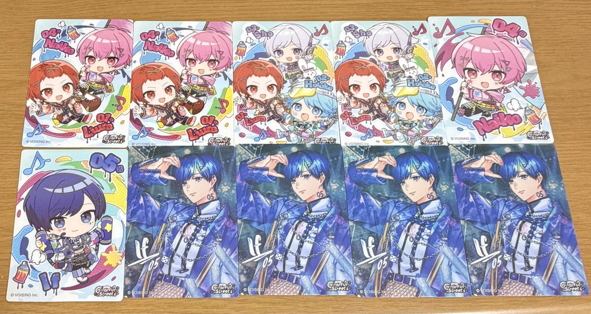 s2_byakuya8's tweet photo. 改めて開封したらこんな同じの出てた？笑
左上の赤組が幸せを運んでくれました✨️
自引きえぐいな
 #らぶこれ https://t.co/2upas5YRpr