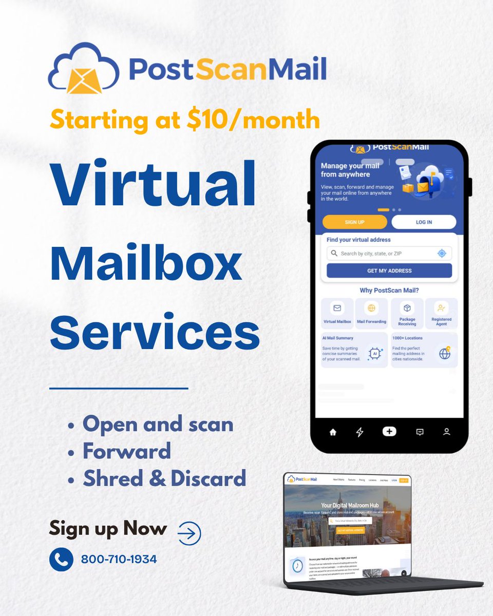 PostScanMail tweet picture