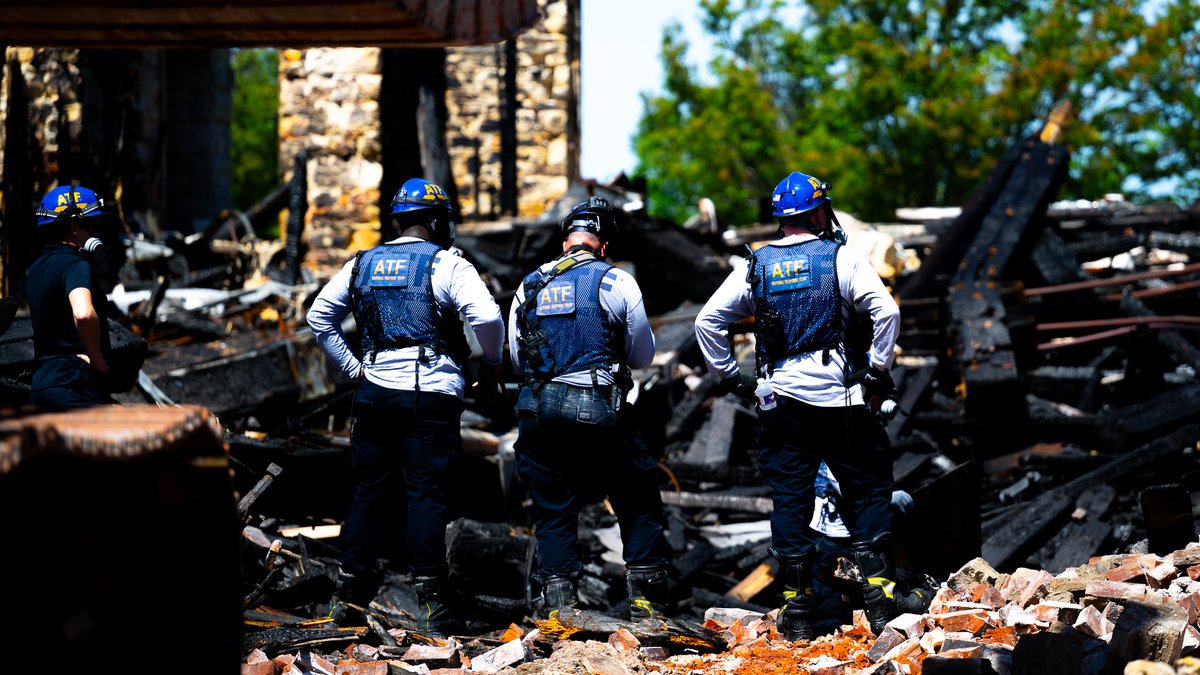 ATF_NCETR's tweet photo. ATF’s National Response Team deploys anywhere in the U.S. within 24 hours, bringing state-of-the-art technology to aid large scale fire and explosion scenes. The tech includes unmanned aerial systems, 3-D scanning, forensic mapping and portable labs. The NRT is managed at NCETR and since 1978 has responded to more than 900 incidents. #ATF

For more - https://t.co/7DjrvPqgWL