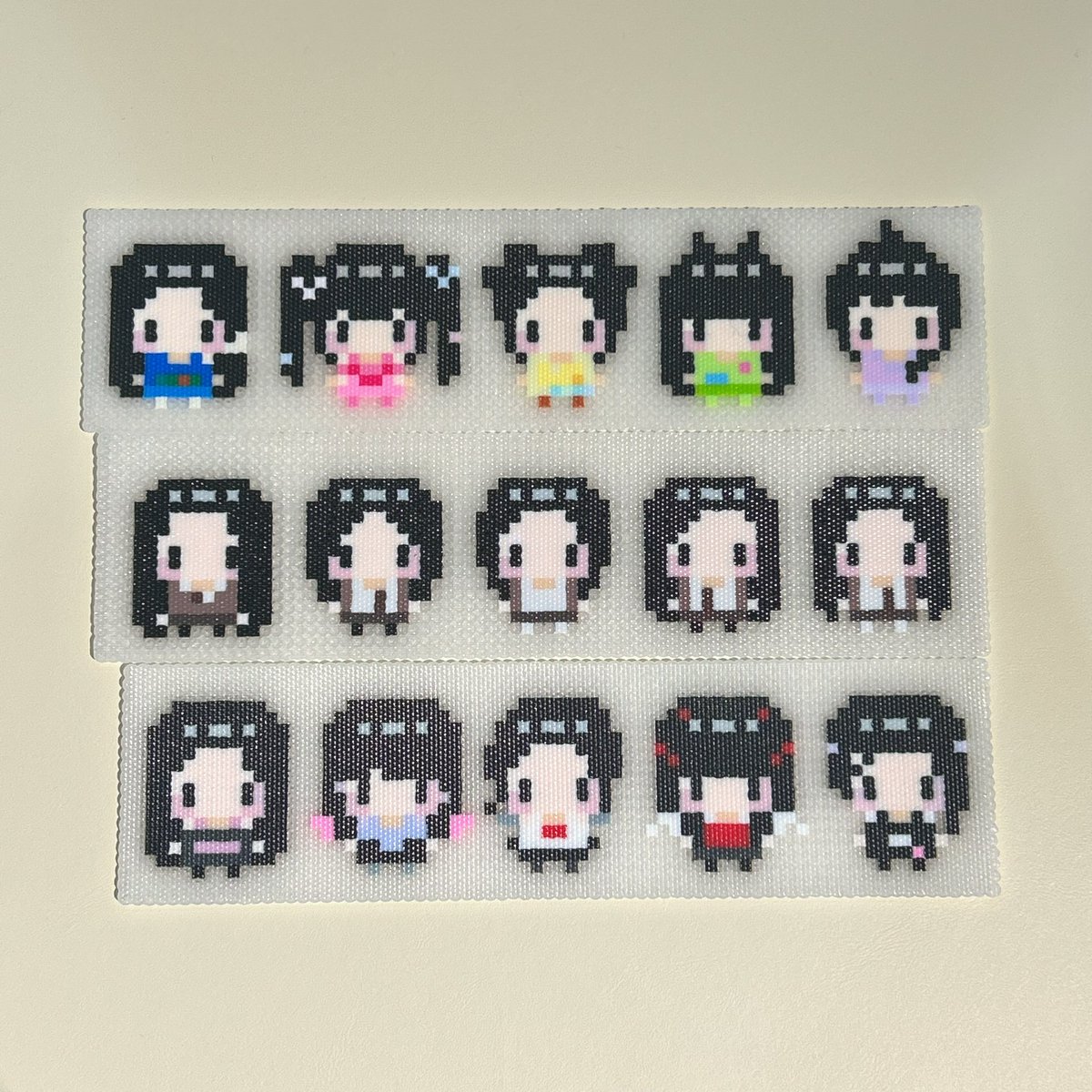 pingnolipo's tweet photo. I am addicted, I can’t stop making these!!!! All thanks to @_bunnymate_ who made the og design (the top one) https://t.co/Z2UoyXWkXa