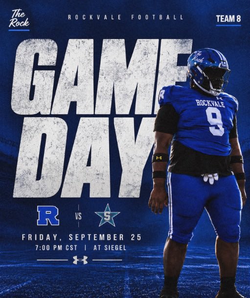 Rockvale_FB's tweet photo. 𝐆𝐀𝐌𝐄 𝐃𝐀𝐘 - Just Business ✈️ 💼

🏈 Game 6 
🆚 @StarsFootball 
🗓️ Friday 9.25
⌚️ 7 PM CST 
📍 Siegel HS | 3300 Siegel Rd. 
🎟️ $10 at Gate | $11 online
🔗 https://t.co/rpo9lqNuG5

#WeAreTheRock🪨 #Team8 https://t.co/Ynml8t2XOg