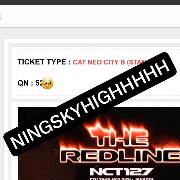 ningskyhigh's tweet photo. wts redline neo city jakarta

NEOCITY B - qn 5** (1 tix)
harga sesuai web dan fee jaswar, dm ya bubb

wts wtb wtt nct 127 jkt https://t.co/GyXNKFkDeP