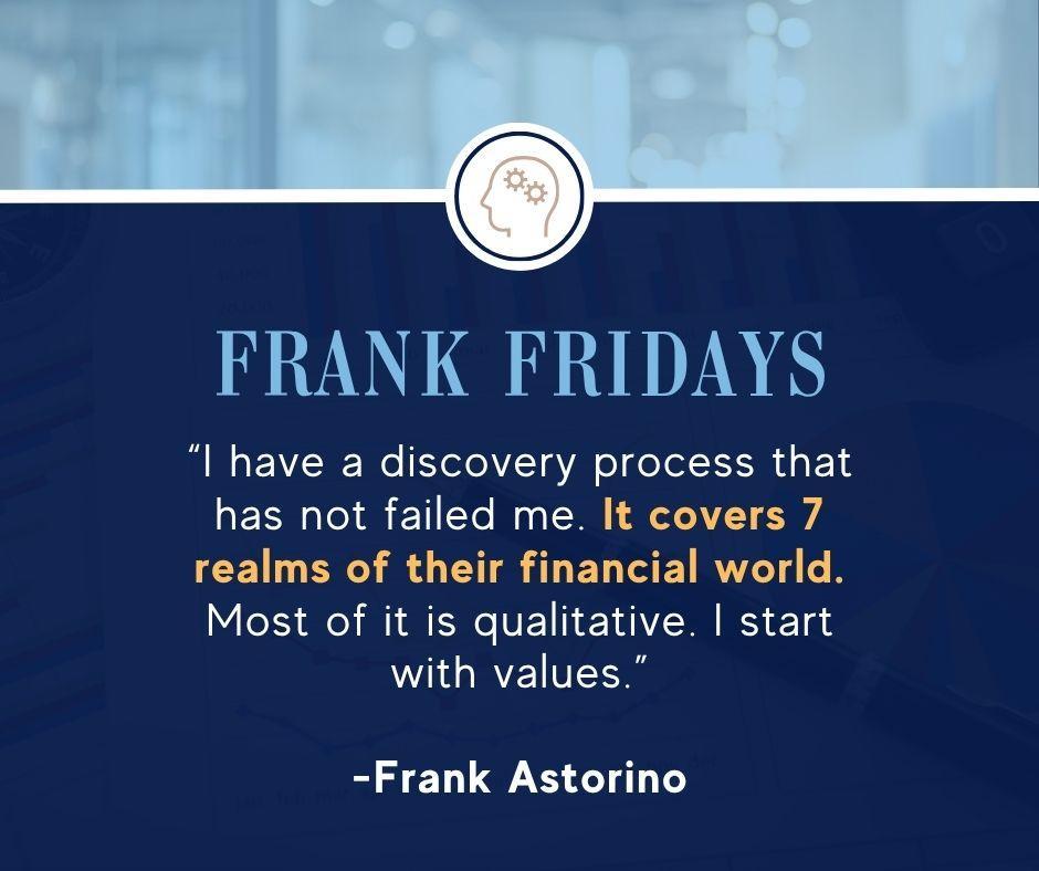 AstorinoGroup's tweet photo. "The best financial plan starts with your values."

Our discovery process explores the key areas of your financial life so we can build a strategy aligned with what matters most to you.

#FrankFridays #FinancialPlanning #AstorinoFinancialGroup https://t.co/Y6rLAexOV5