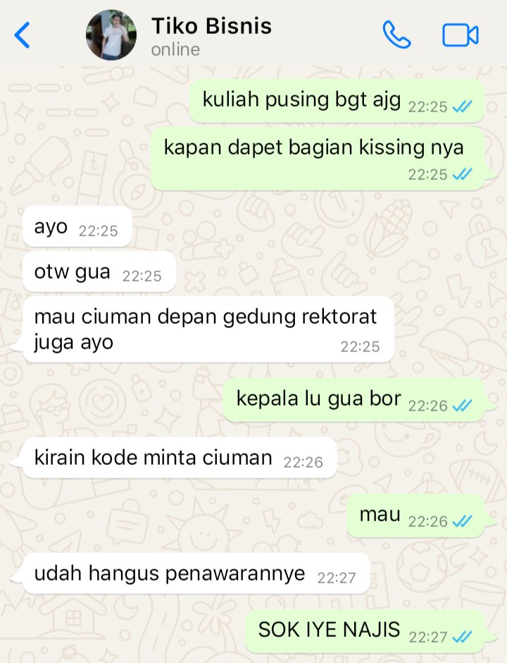homoescape's tweet photo. #teedew #dewtee au ── isi chat Tiko &amp; Digar yang NORMAL aja (bagi mereka) https://t.co/QsDZOml4Xm