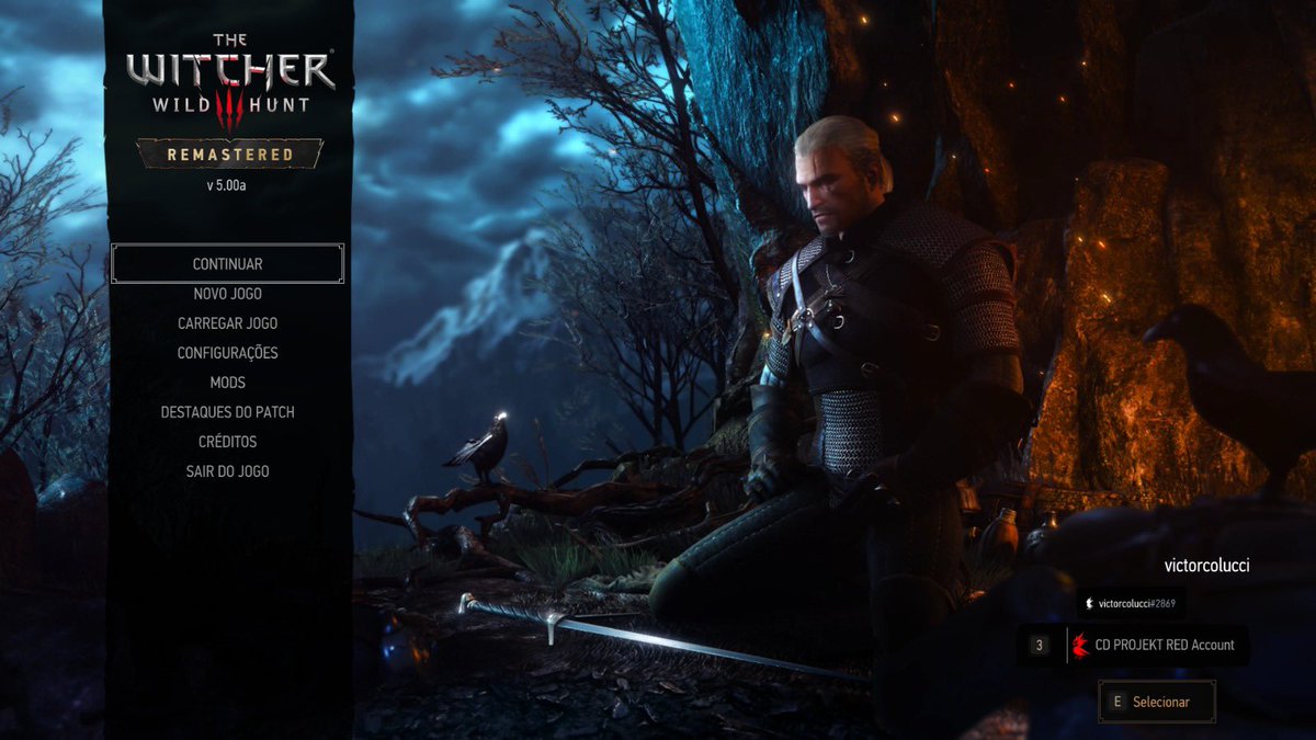colucci_up's tweet photo. Pessoal, já estou jogando The Witcher 3 Remastered há uns dias e em breve teremos muitos conteúdos da nova versão lá no canal!! ⚔️ 

Minha review e gameplay vão pro ar no dia 28/09, tô muito ansioso para compartilhar tudo com vocês, falta pouco!! https://t.co/SL2SJHGQFK