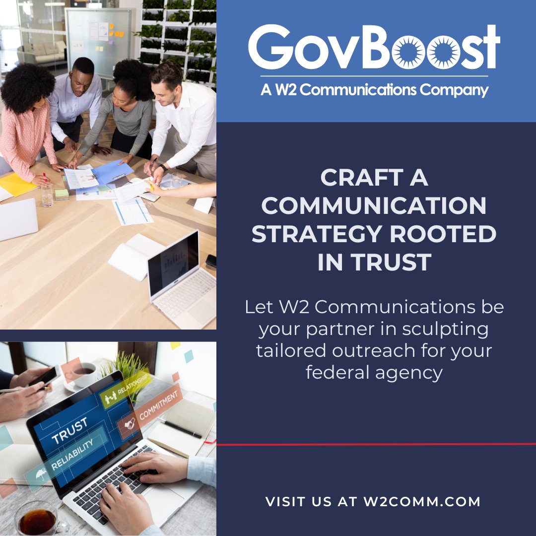 W2Comm's tweet photo. Through GovBoost, we offer a range of capabilities backed by proven methodologies to support the government's mission. With a strong reputation for quality work, we're the perfect partner for primes working with agencies.

Learn more about GovBoost here: https://t.co/rAMJcGt0jz https://t.co/z2i8Ayxe4i