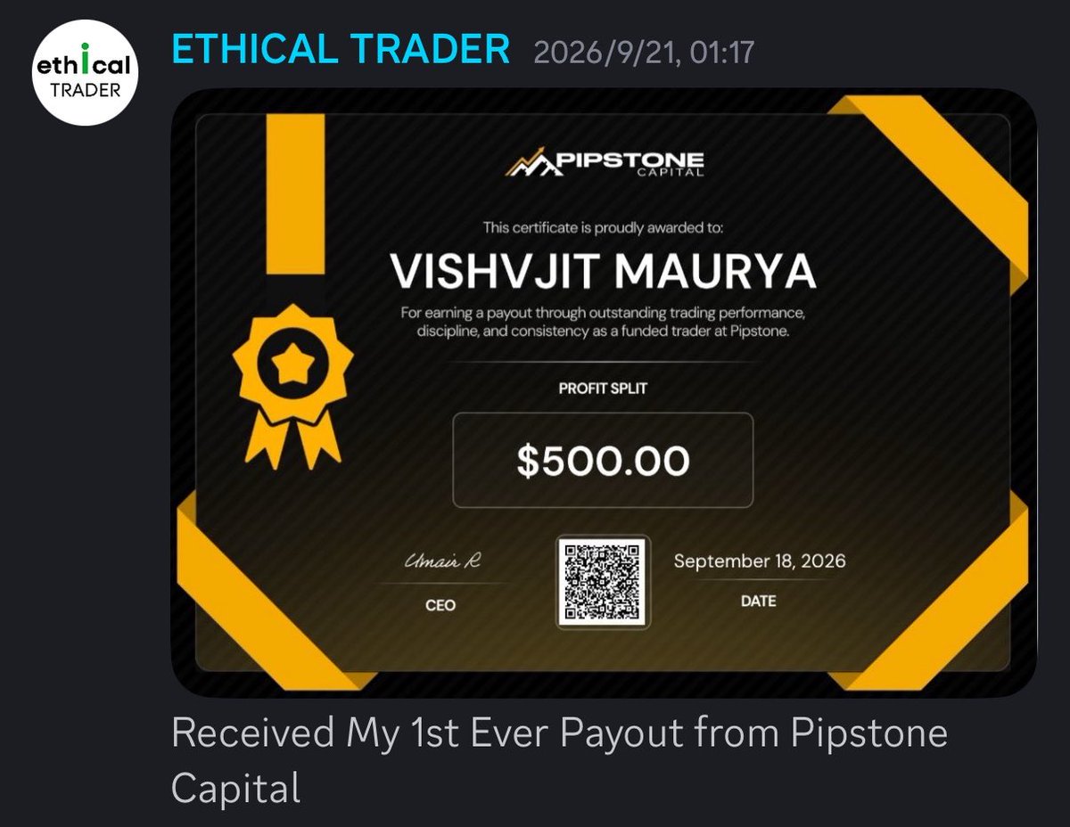 Pipstonecapital's tweet photo. Always great to see rewards making their way into the community.

Congratulations, traders! We’re happy to see you all reaching this milestone with Pipstone Capital.

More wins to come.

.
.
.
.

#news #payday #x https://t.co/9ubiu4fyCV