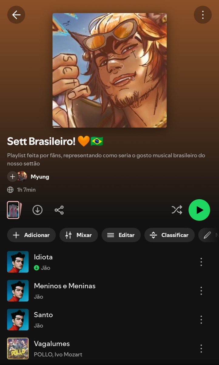 Acervoseven7's tweet photo. 🧡-começando o dia com aquela musiquinha contagiante que o brasil sabe fazer! 

Os adms montaram uma playlist com musicas nacionais que nosso settinho ouviria, Fiquem a vontade para salvarem e curtirem na corrida matinal ou aquele banho gelado pós treino!

https://t.co/B5xlODsEmA https://t.co/O4ymPWlcYT