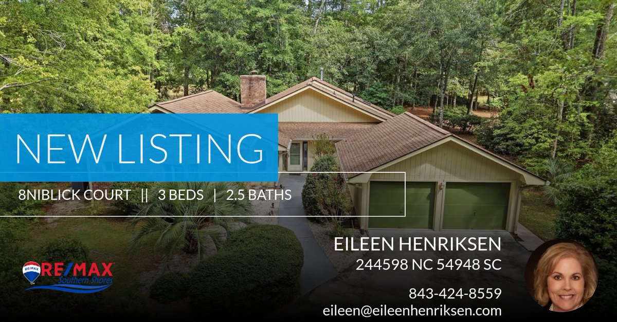 eileenknowshome's tweet photo. If you're looking for a 3 bedroom home in Carolina Shores, this new listing could be the one! Click for more pictures and information. Show someone who might be interested or call me at 843-424-8559!

Eileen Henriksen
RE/MAX Southern Shores
100 Hwy 17 S
North Myrtle Beach, SC... https://t.co/mSvvec1o2q