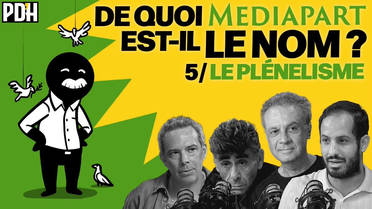 ParolesDHonneur's tweet photo. Nouvelle vidéo !

DE QUOI MEDIAPART EST-IL LE NOM ? EP #5 - LE PLÉNÉLISME - KOUVELAKIS, VIEILLESCAZES, BOUAMAMA

Ultime épisode de notre série sur Mediapart ! L’épisode final qui a pour tâche de conclure sur le concept que l’on appelé le "PLÉNÉLISME", une posture morale en surplomb ?

Lien dans le post suivant ⬇️⬇️⬇️