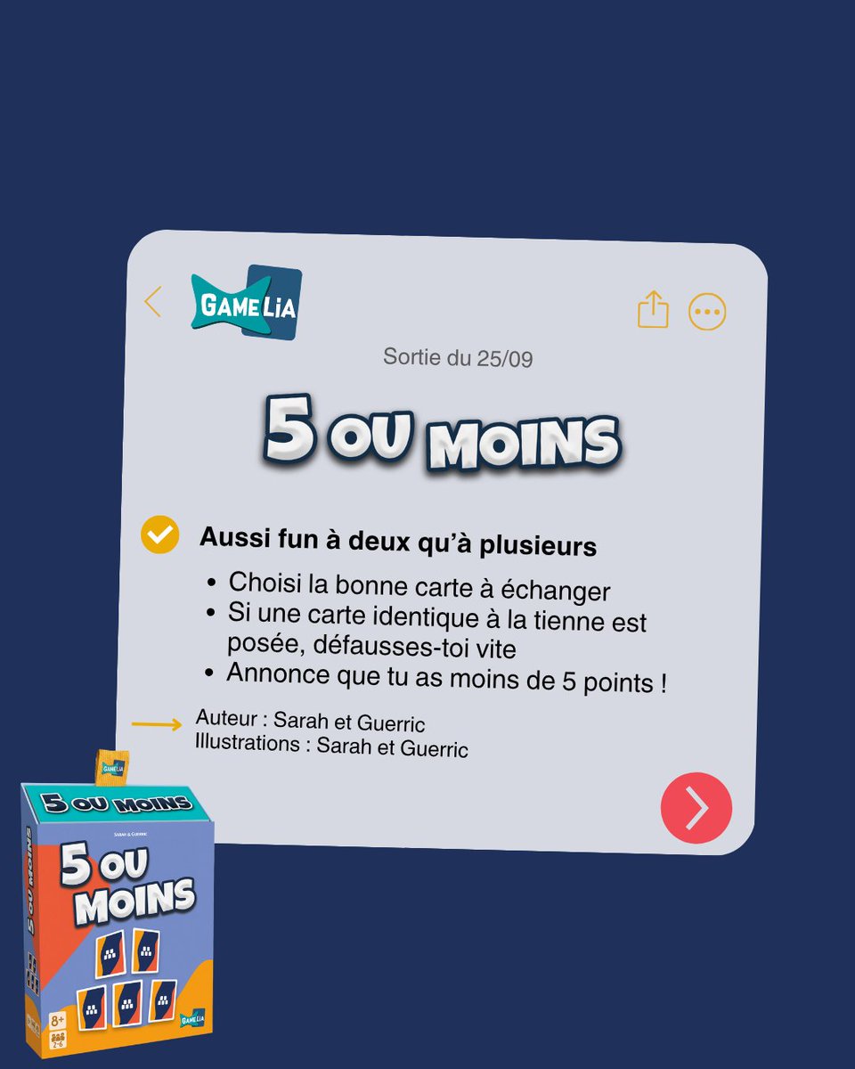 Gigamic's tweet photo. Stratégies et coups fourrés, prends le risque de plonger dans ces jeux et tu ne voudras plus les lâcher !
 
Pour découvrir les sorties du jour, swipe ! 👉

C'est dispo dans ta boutique favorite 🎉
Lequel vas-tu tester en premier ? 👀 https://t.co/G0BjQJYJPc
