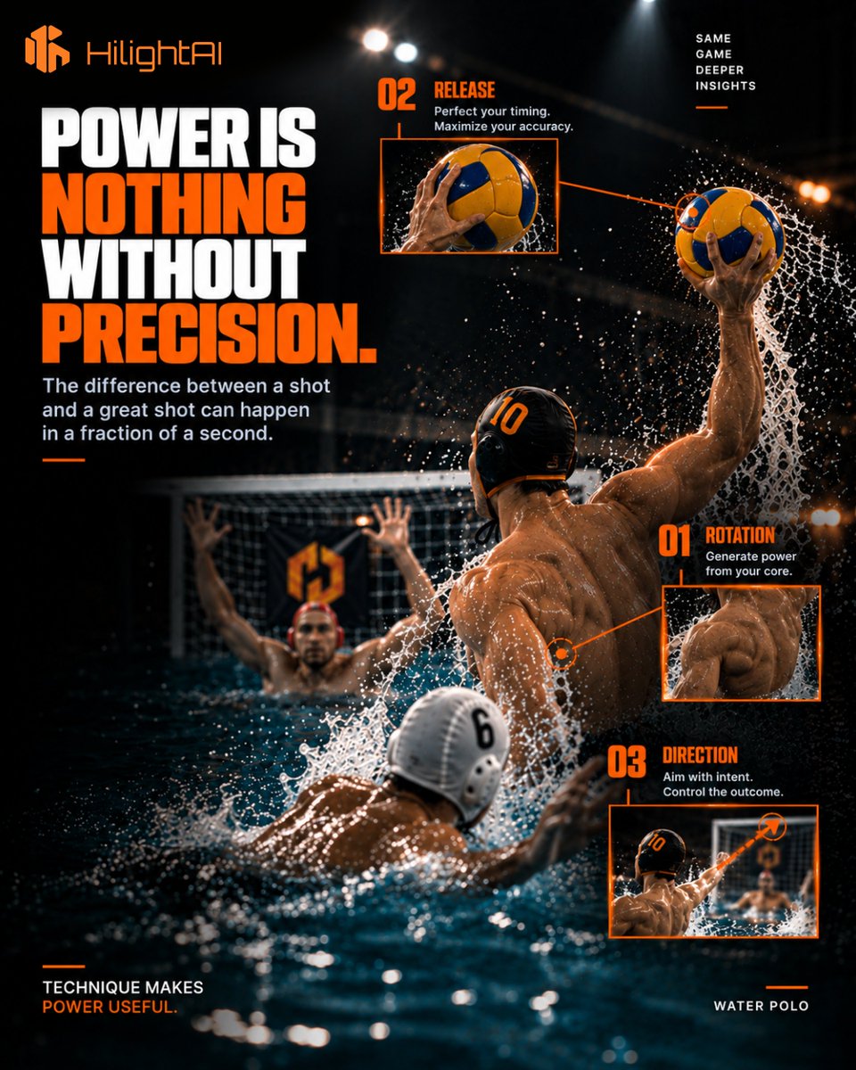 HiLight_AI's tweet photo. The Game Above the Water Is Only Half the Story. ๐คฝ
Review. Refine. Return. Train with purpose. Make your next play count with HiLightAI. ๐
#HiLightAI #WaterPolo #SportsAI #AIinSports #SportsAnalytics #PerformanceAnalysis #AthleteDevelopment #MovementAnalysis #WaterPolo https://t.co/78JjKFKOtU