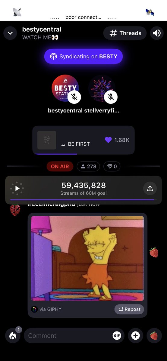 SVOfficialSH's tweet photo. THAT'S A WRAP FOR TONIGHT!
With a peak of 278 listeners,what a night — hyping,streaming, and knowing both stations songs and fans are worth it. A huge thank you to everyone who tuned in and showed love. 💜
But we're not done yet… ANOTHER COLLAB TOMORROW NIGHT! This time in our station🔥🔥Same energy, same chaos, don't miss it. 🔥
Thank you fir having us @bestystation
SEE YOU ALL TOMMOROW!!
#StellxBEFIRST
#Stell @stellajero_
#BEFIRST @BEFIRSTofficial
#BESTY_STATIONHD