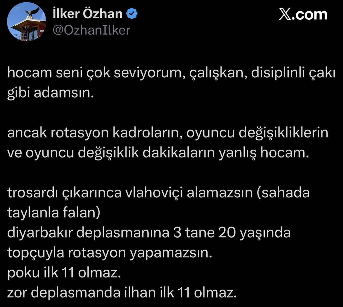 manny_bjk's tweet photo. Futboldan anlamadığı halde futbol konuşan tipler inanılmaz yoruyor https://t.co/dNaULgWQpA