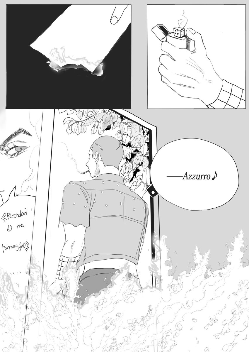 ra2ace's tweet photo. 🧀！⚠️暗いまんが？です。
“«Ricordati di me», dici? Sfortuna tua, io ho la memoria corta." https://t.co/kSSGS71kEg