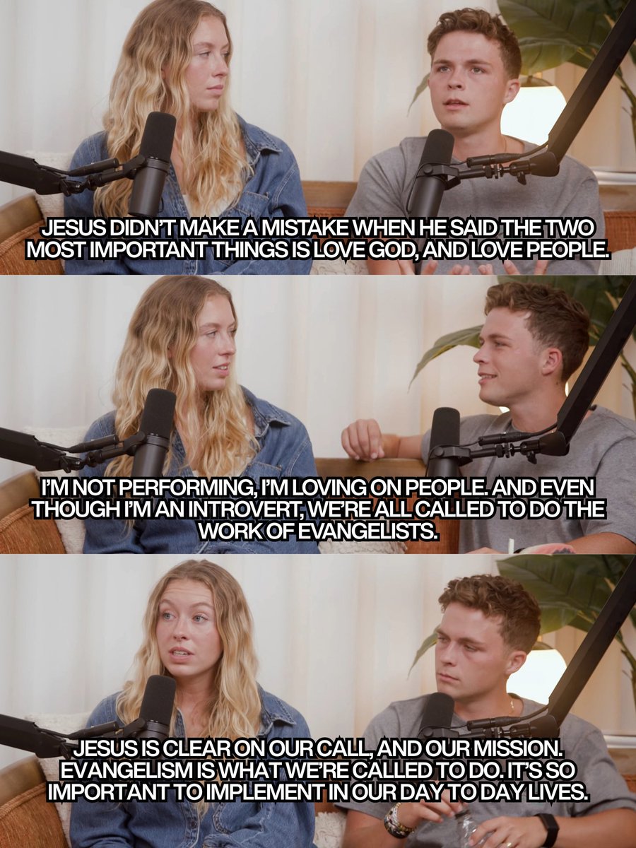 levilusko's tweet photo. You don’t have to be an extrovert to do the work of an evangelist. 👏🏽 This podcast episode with Josiah &amp; Trinity Queen was packed with all things music, stages, and marriage. But the richest part was our convo about giving the love of Jesus away to perfect strangers. https://t.co/VNzszJqVwQ
