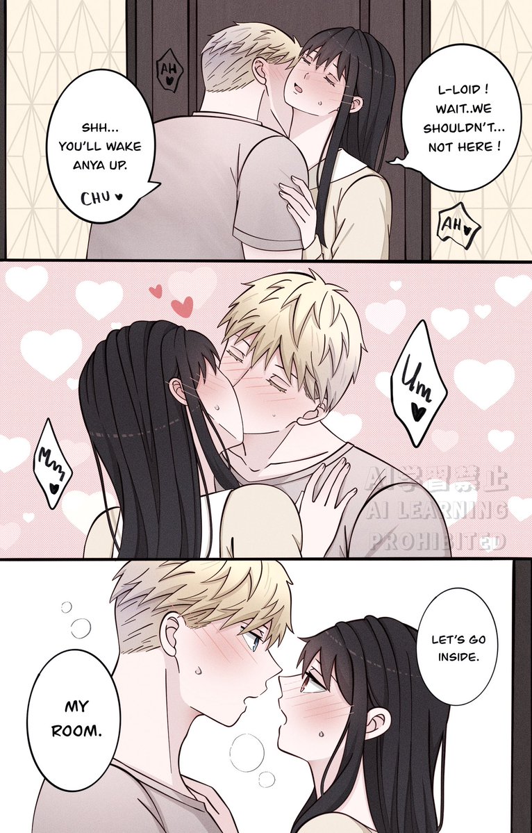botchinako's tweet photo. Loidyor bedtime flirting collection. 😏❤️‍🔥
#ロイヨル　#loidyor

Happy Friday !! https://t.co/w4T4TPJuZp