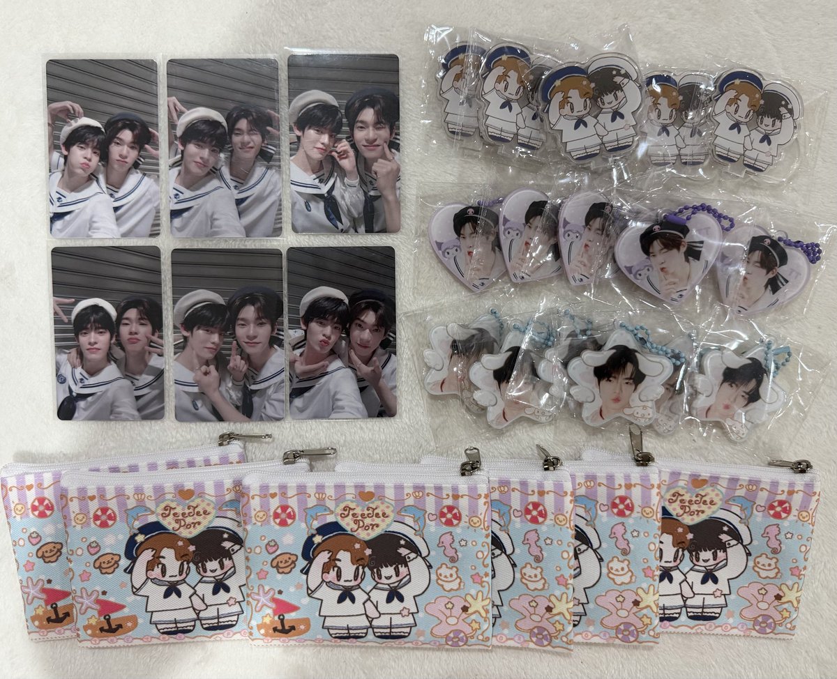 undernexx's tweet photo. °˖➴ แก้บนส่วนตัว แจก 6 เซต (ไม่มีค่าส่ง) ✧˚.🎀༘⋆

1 set included 
♡ card 1 ea (เลือกตามลำดับการรายงานตัว)
♡ coin purses 1 ea 
♡ standee 1 ea
♡ teetee heart keyring 1 ea
♡ por star keyring 1 ea

˚ʚ🍓ɞ˚กติกา รีทวิต     สุ่มวันที่ 27/9/69 
#teeteepor #ตลาดนัดตี๋ตี๋ป๋อ https://t.co/44WI57483Q