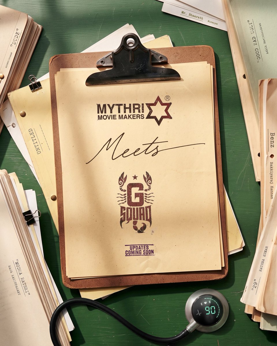 editor_prasanna's tweet photo. Excited to be a part of 
@MythriOfficial X @GSquadOffl !! https://t.co/b7VXw1FQbY