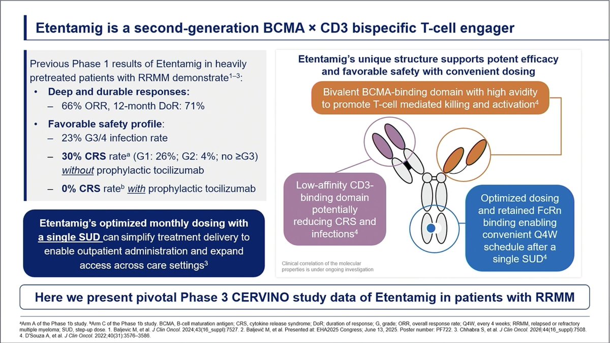 Samer Al Hadidi, MD,MS,FACP (@HadidiSamer) — #IMS26 — CERVINO data slide