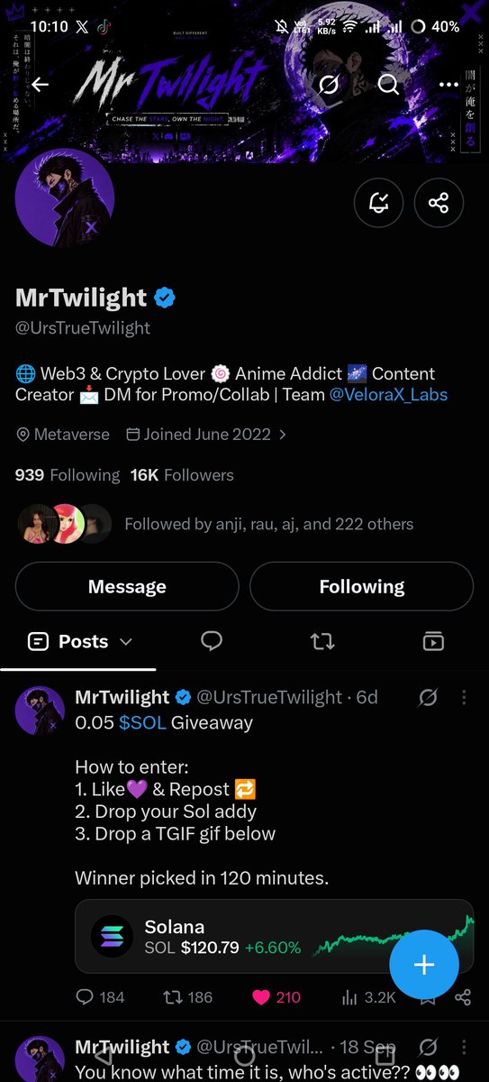 otsobini's tweet photo. @UrsTrueTwilight Followed you already 

AdnfdLXdT6QBm3JtJUJjZ9rNK51rnmox92htTjF8jb3G https://t.co/r9IROOEwQa