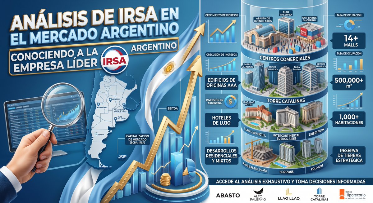 paraelinversor's tweet photo. Conociendo empresas: Hoy vamos con $irsa #irsa gran empresa de Real State. #finanzas #merval 
https://t.co/aSlIIuUZtD https://t.co/ESXhFAZHwf