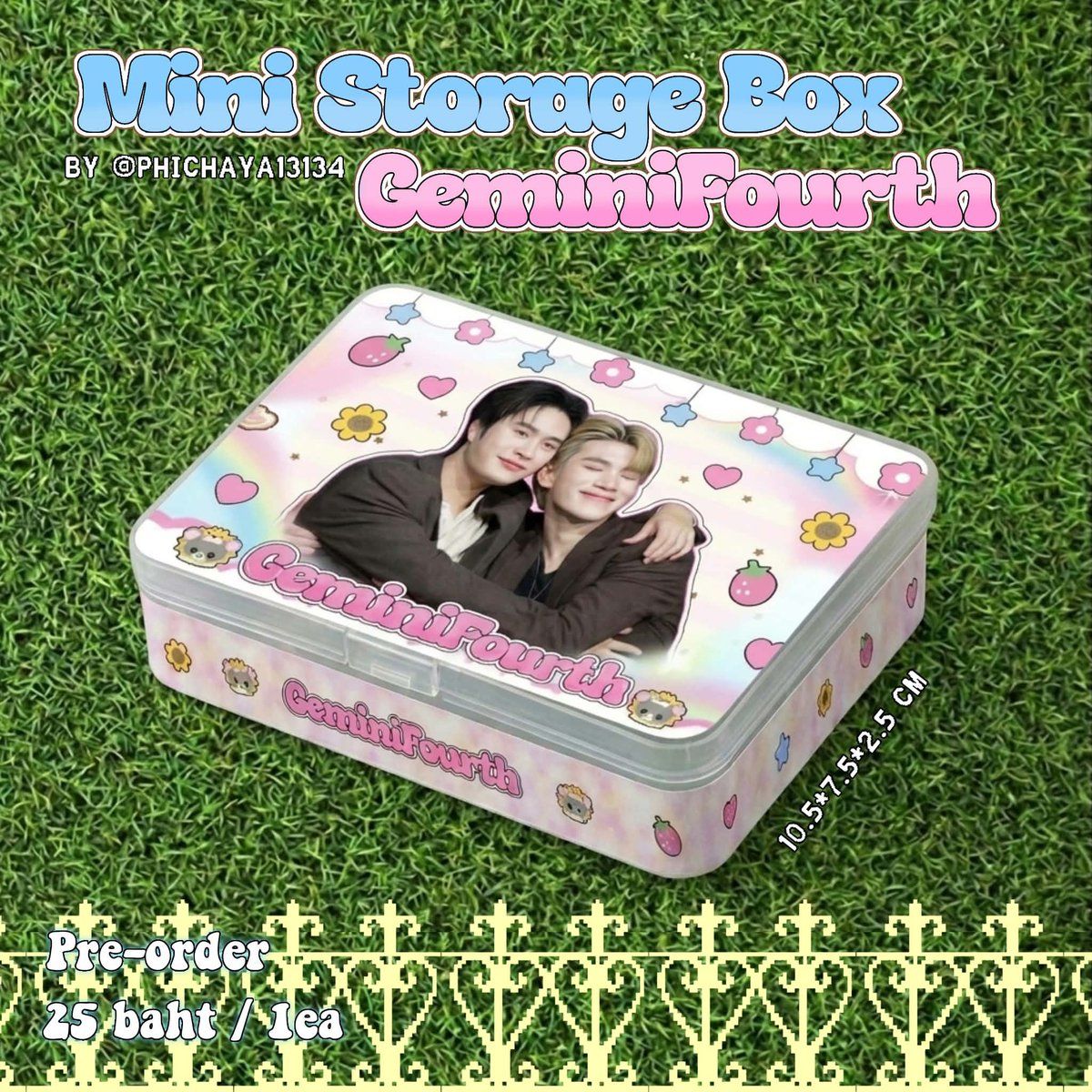 meowmonyakii's tweet photo. ˖𓍢ִ໋˚Mini Storage box gemfot۪˚ִִ𓈒꒱꒱
‧₊˚ ⋅ Pre-order ˚. ᵎᵎ
⤷ ( 10-20 day ) 

        25 Baht / 1ea
  Shipping 40 Baht ⤵️

           Form
╰┈➤https://t.co/qTXUAGPU1l

OFF   30/09/26
      11.59 PM 

# ℛwphichaya13134
#ตลาดนัดเจมีไนน์โฟร์ท #geminifourth #fourthconcert https://t.co/ICQSP2q7jq