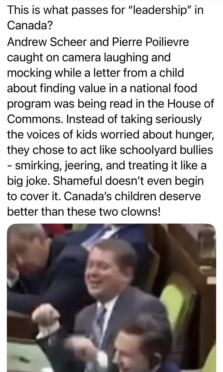 peepeeLEpuke's tweet photo. The goof who laughed at a child’s letter thanking the Liberals for providing food at school that he voted against

This is your lying con party of assholes https://t.co/Vy3PeOsYPr