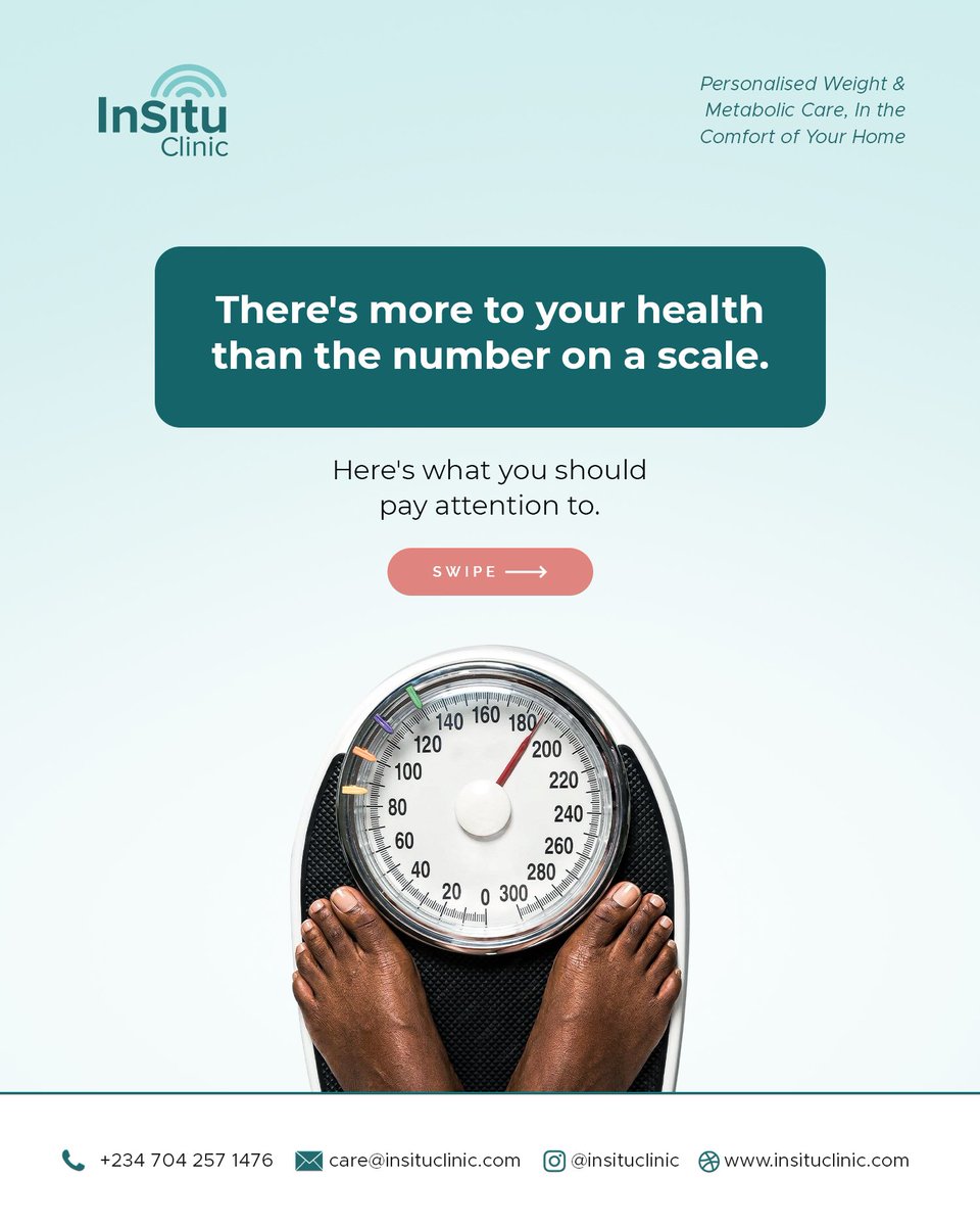 InSituClinic's tweet photo. The number on your scale is one thing. Your blood pressure, blood sugar and cholesterol tell the real story.

In Nigeria, that story deserves attention. Research estimates that up to 40% of adults are living with hypertension, and many don't know it. https://t.co/3Mk8xS1q52