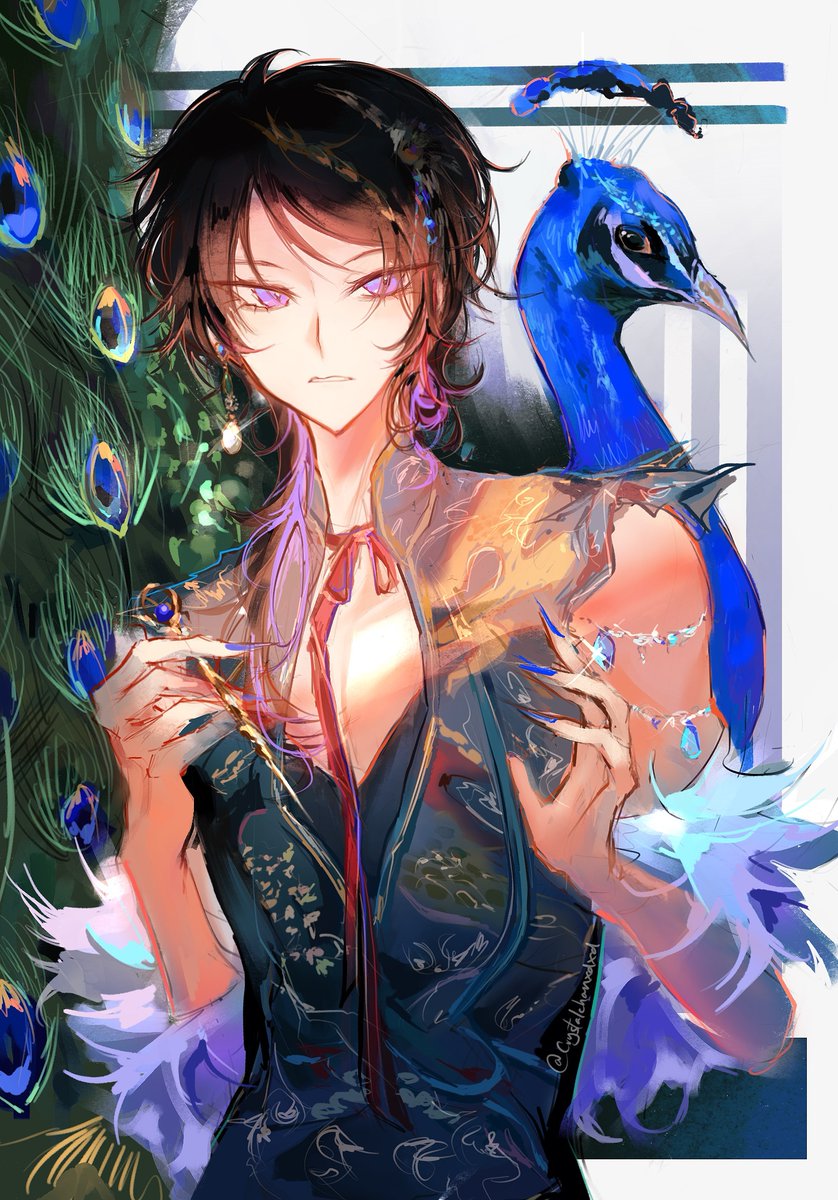CrystalChanXDXD's tweet photo. 💎🦚✨#YaminoArt #ShuYamino https://t.co/ifq70owziY