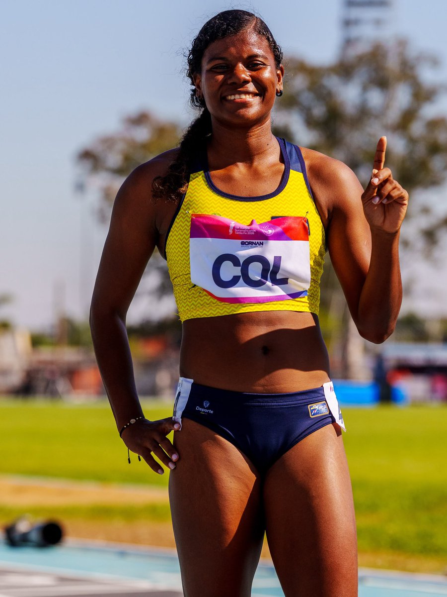 PanamSports's tweet photo. ¡COLOMBIA VUELA EN EL RELEVO 4x100M FEMENINO! 🥇🔥

Marleth Ospino, Angélica Gamboa, Danna Bánquez y María Marulanda dominaron la pista de principio a fin, conquistando la presea dorada e imponiendo marca histórica de 44.36s (SGR) en los #Suramericanos2026. 🏆✨

📺 Sigue las mejores pruebas del atletismo EN VIVO por el Panam Sports Channel.

#Suramericanos2026 #PanamSports #panamsportschannel