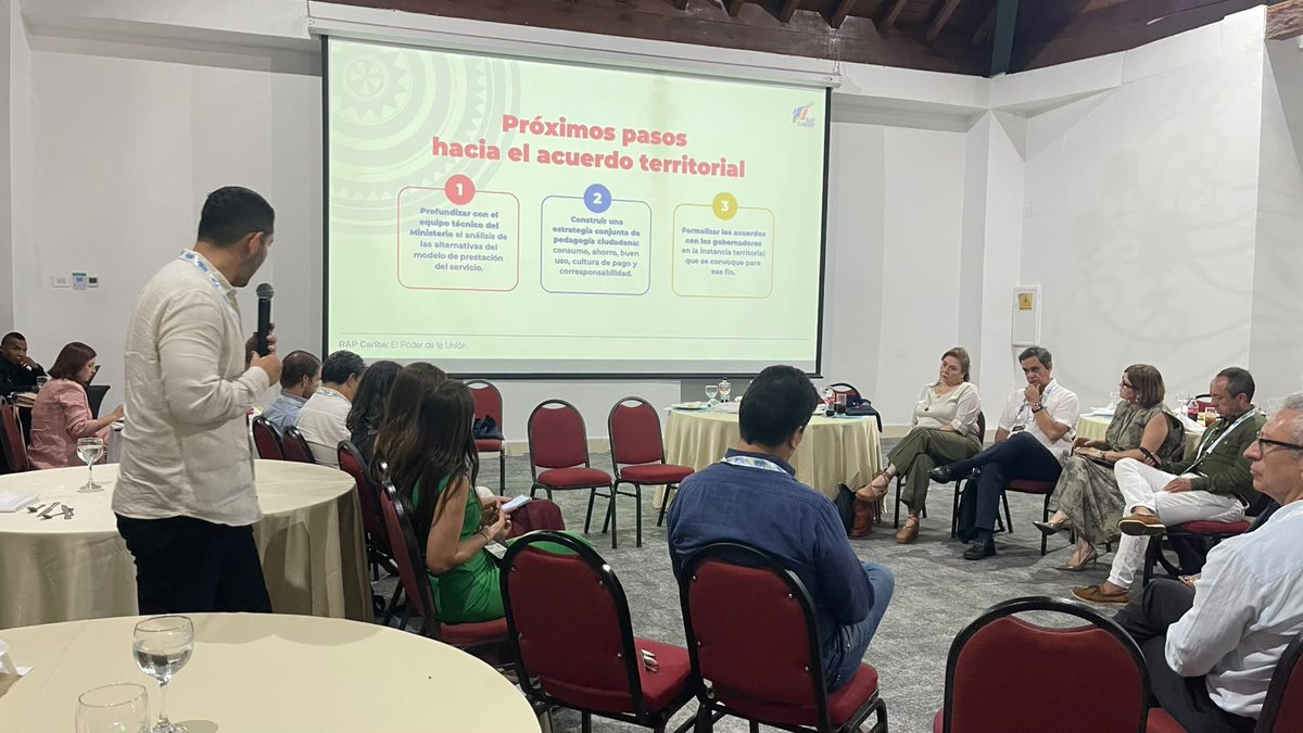 rap_caribe's tweet photo. El Caribe se sentó con @MinEnergiaCo a presentar el Plan Caribe Energético. La propuesta del Caribe construida con todos los actores de la cadena de energía.
Gracias a cada uno de nuestros aliados por hacer parte de este encuentro y de esta construcción colectiva. 🙌⚡️ https://t.co/zA1O9eiIe2
