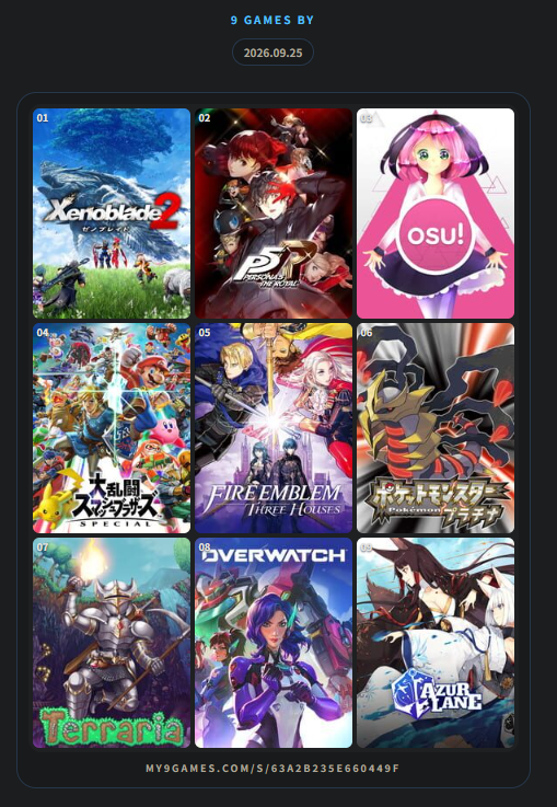 RealPyra's tweet photo. Saw this is becoming a trend so decided to join [doing anime one later] I tried to limit myself to one game per series or else it would all be Xenoblade and Persona lol. If you have any questions about my picks lmk. https://t.co/WpA04GOrcR