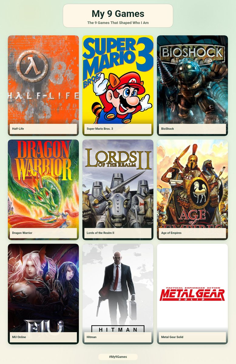 Goyotathon's tweet photo. This was really hard. I feel like there were a lot more from the NES days that could have slid in there. https://t.co/QaqHOVfsDm