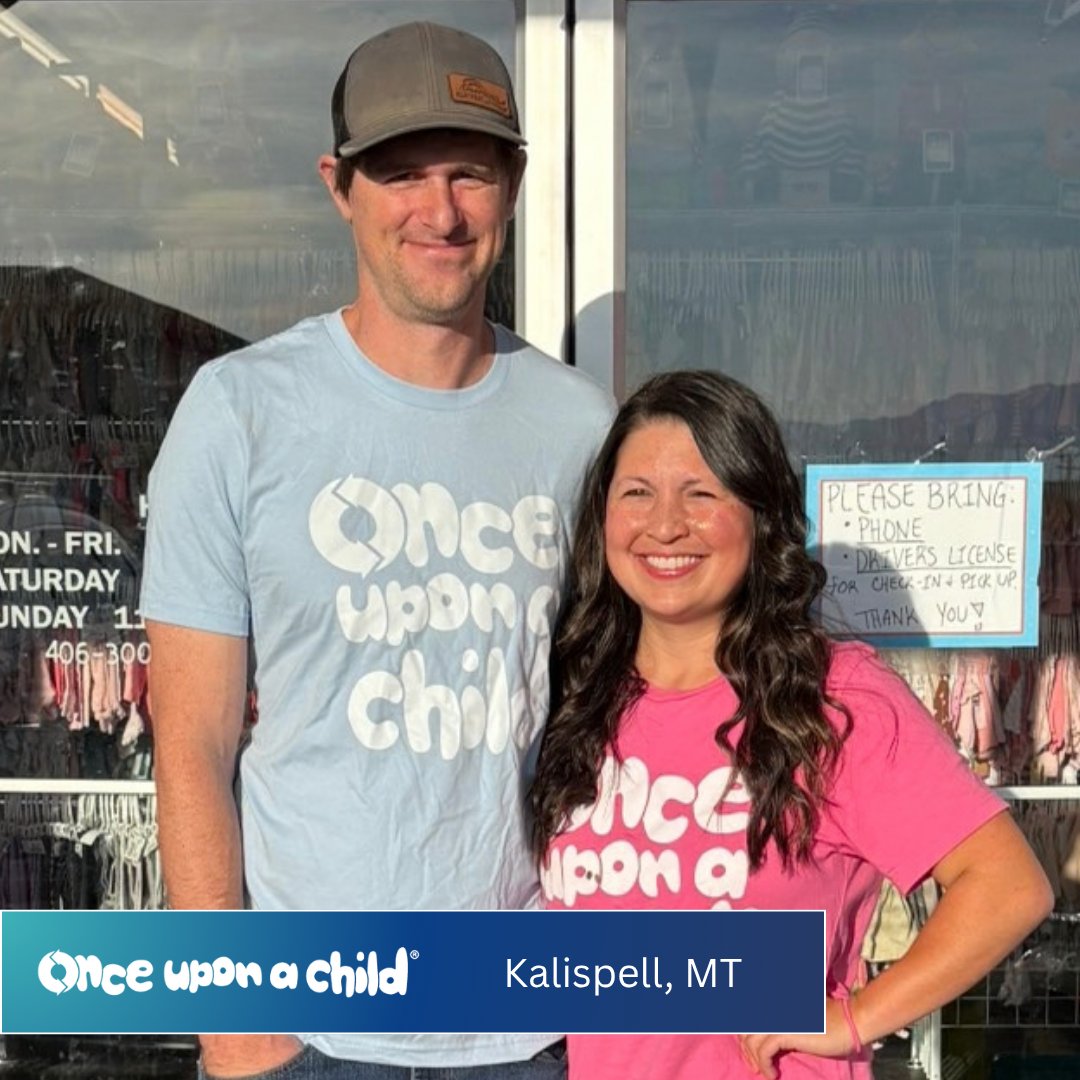 WinmarkResale's tweet photo. This weekend, Kalispell, MT is welcoming a brand-new Once Upon A Child, and Sun Prairie, WI is saying hello to beautiful new Play It Again Sports. 🙌  Big congratulations to franchise owners Tiffany W. and Emily and Andy J!

Franchise with Winmark → https://t.co/5i1Gx6CzY3

#OnceUponAChild #PlayItAgainSports #ResaleForEveryone