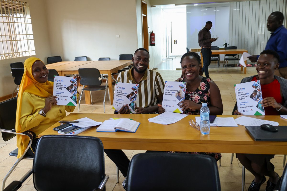 alive_programme's tweet photo. 5 days. 4 modules. One goal: making SEL part of everyday teaching, not an afterthought.

@alive_programme  just wrapped the AxSEL Foundations Course in Kampala, the first step for participants on their journey to becoming AxSEL Certified SEL Practitioners (ACSP).

 #Education https://t.co/r5VhfRzfci