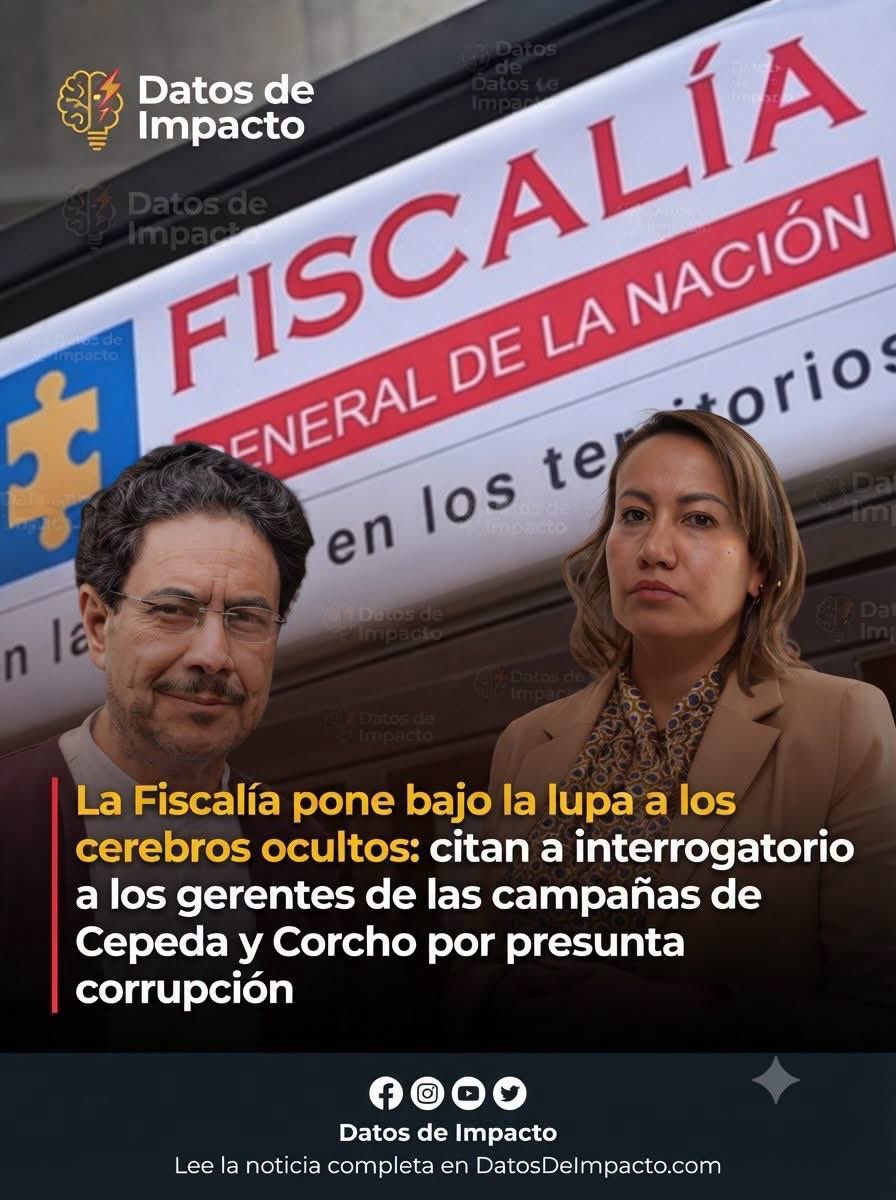 dianama46158538's tweet photo. FISCALÍA CITA A
INTERROGATORIO A GERENTES Y CONTADORES DE LAS CAMPAÑAS DE
CEPEDA Y CORCHO. https://t.co/Rt7GdnkRYV