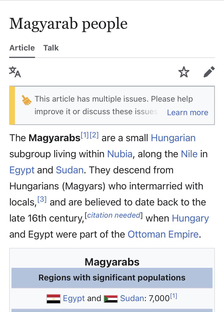 horrorhasbegun's tweet photo. I find it a little funny that there’s a Hungarian subgroup living in Egypt/Sudan and are called Magyarabs https://t.co/Rk8gdkWiri