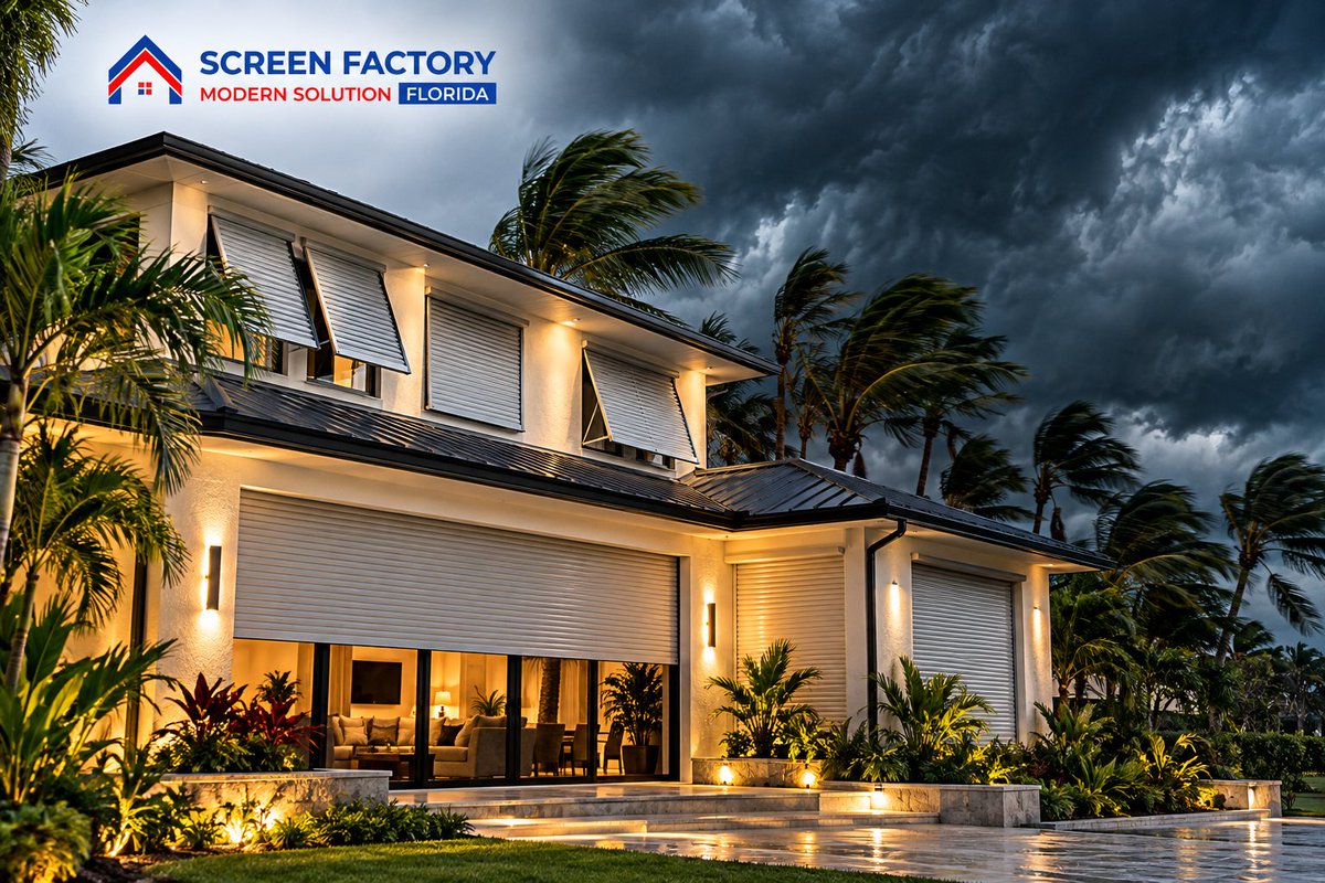 FactoryScreen's tweet photo. Roll-Down, Bahama, Colonial or Storm Panels?

Hurricane shutters aren’t one-size-fits-all. The right system depends on your home, the openings you need to protect, convenience, appearance, and everyday use.

See how the options compare:

https://t.co/155sJ3Rbtd https://t.co/v5yo2VXela