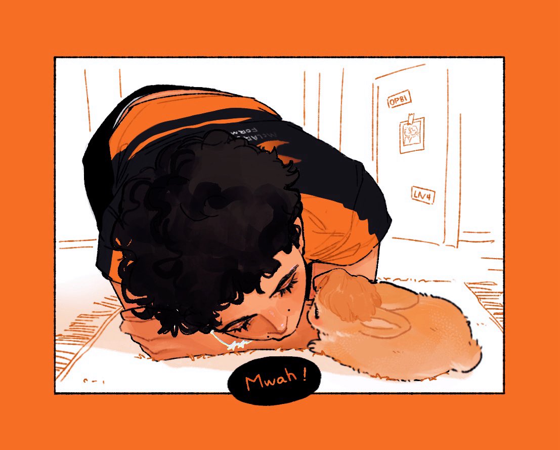 eko4seven's tweet photo. #landoscar 

🐰🧡(´ε｀ ) https://t.co/MliAfnyQWW
