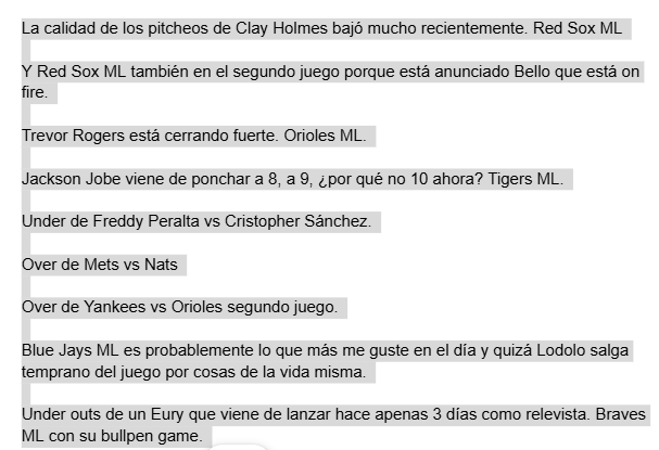 SportsAndBets6's tweet photo. Lo que algunos estaban esperando.

Aprovecho para también darle la bienvenida a los nuevos seguidores.

Me gusta el béisbol, me gustan otros deportes, me gustan las apuestas, me gusta la sinceridad, acá no hay fórmulas mágicas ni promesas innecesarias. https://t.co/bDbYRjLeZc